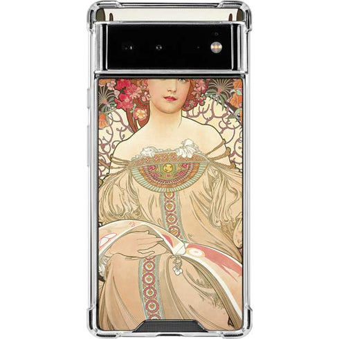 Alphonse Mucha Reverie 1897 Google Pixel 6 Clear Case